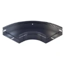 Legrand P31+ bochtstuk kabelgoot 100x60mm Staal 90° antraciet RAL 7021 480751-R7021