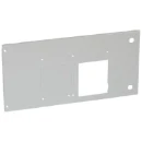Legrand Frontplaat xl3 metaal hor.voor1x dpx630 met/zonder draaibed.h300