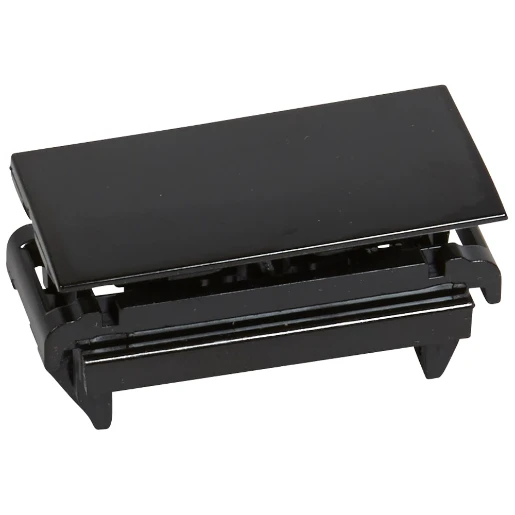 Legrand DLP Soluclip Afdekstrip romp wandgoot + deksel zwart RAL 9017 075786