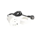 Legrand Incara Disq80 - wit- 1 WCD + 1 USB A+C 15W + 1 RJ45 CAT6 UTP