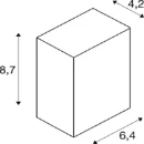 SLV Quad LED buitenarmatuur 3000K 80lm 64x87mm >80° - antraciet 232465