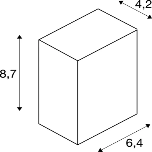 SLV Quad LED buitenarmatuur 3000K 80lm 64x87mm >80° - antraciet 232465