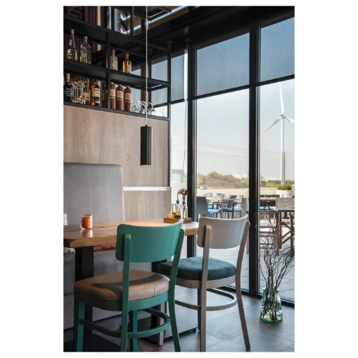 SLV Anela pendelarmatuur 3000K 10W 270x84mm dimbaar zwart IP20 1000813