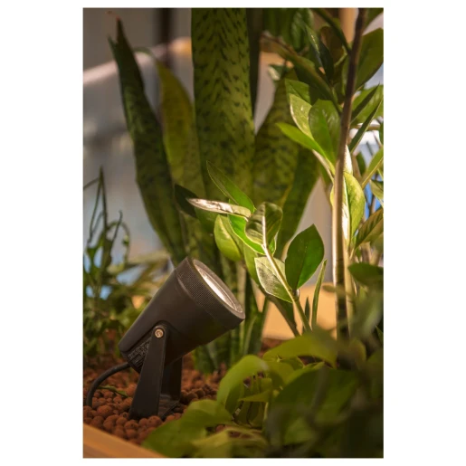 SLV GU10 buitenlamp staand Grondpen kunststof zwart IP65 1004757