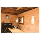 SLV Fitu plafondrozet + 1 rozet rond + trekontlasting Armatuuraansluitadapter 3xchroom 132605