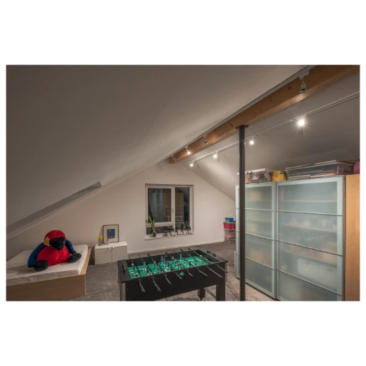 SLV Puri Track GU10 railspot 3-fase 84x99mm wit 153561