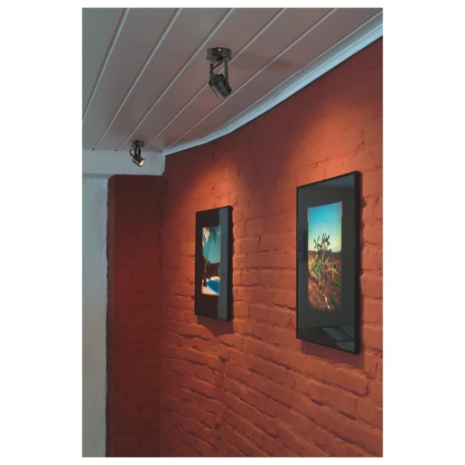 SLV SPOT 79 GU10 Spot 79 rozet 95x140mm Ø85mm zwart 132020