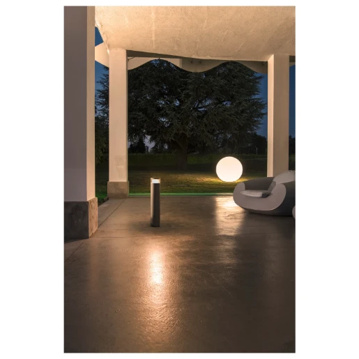 SLV M-Pol Bevestiging bolderarmatuurbuis Aluminium 124x124x534mm Ø124mm Antraciet 1006380