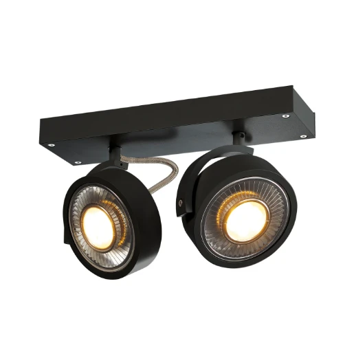 SLV Kalu GU10 spot qpar111 300x90mm zwart 1000703