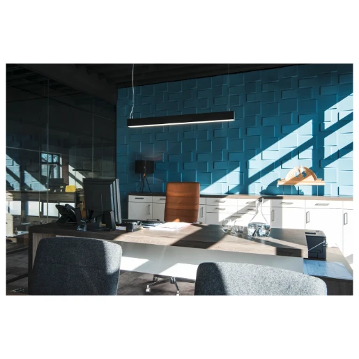 SLV Glenos II pendelarmatuur 4000K 43W 1050x50mm 1-10V zwart IP20 1001403