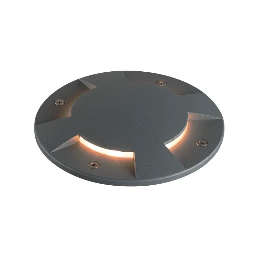 SLV Big Plot Afdekking Afdekplaat direct/indirect Aluminium 20x170x170mm Ø170mm Antraciet 1001263