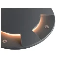 SLV Big Plot Afdekking Afdekplaat direct/indirect Aluminium 20x170x170mm Ø170mm Antraciet 1001262