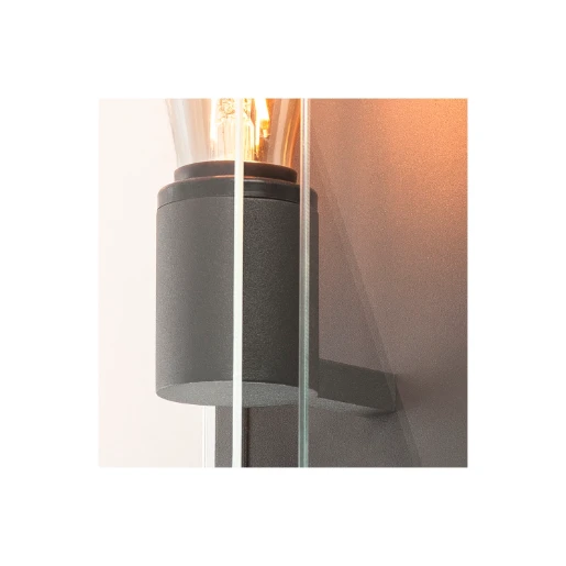 SLV Quadrulo E27 buitenarmatuur 140x290mm antraciet 1002403