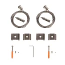 SLV Ophangkabel draadophang voor spanningsrail eutrac s-track en 1-systeem RVS Nikkel 1002845