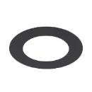 SLV Numinos S inbouwframe armatuur rond zwart 120x120x150mm Ø120mm Staal 1006139