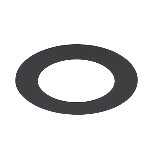 SLV Numinos S inbouwframe armatuur rond zwart 120x120x150mm Ø120mm Staal 1006139