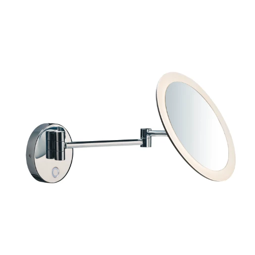 SLV Maganda LED badkamerarmatuur spiegelarmatuur 2700K 45.4lm 280x216mm Ø216mm chroom 1004971