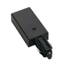 SLV 1~ System voeding spanningsrail 1-fase links opbouw Eindaansluiting 3x2.5mm² zwart 143030