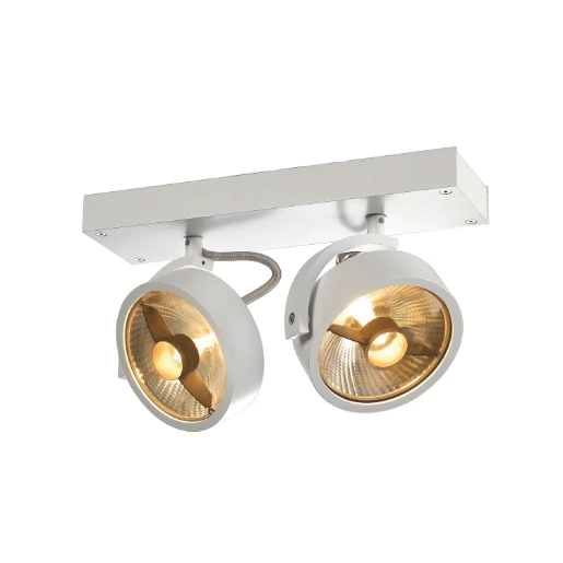 SLV Kalu GU10 Spot 2 QPAR111 300x90mm wit 147311