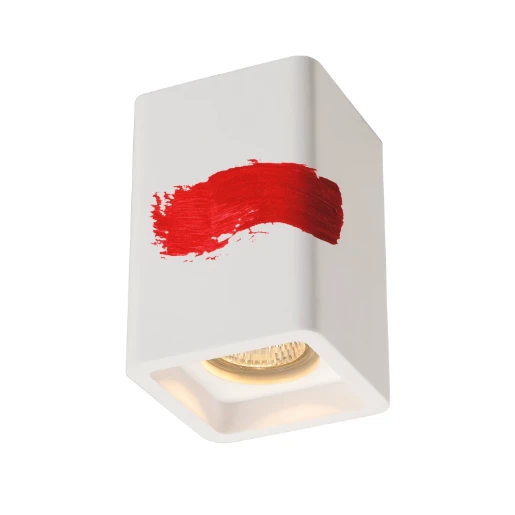 SLV Plastra GU10 armatuur cl-1 90x90mm wit 148004