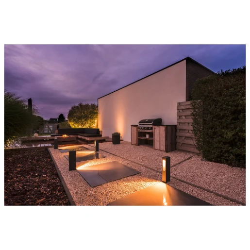 SLV Slotbox buitenarmatuur staand Bolderarmatuur aluminium antraciet IP44 232135