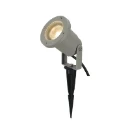 SLV Nautilus GU10 tuinverlichtingsarmatuur Grondpen aluminium grijs IP65 227418