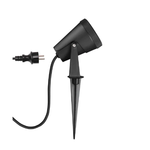 SLV GU10 buitenlamp staand Grondpen kunststof zwart IP65 1004757