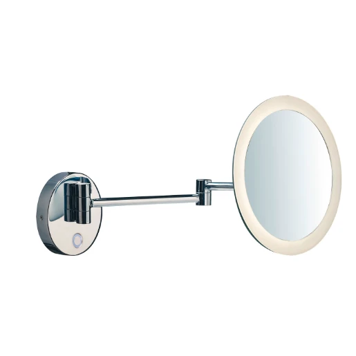 SLV Maganda LED badkamerarmatuur spiegelarmatuur 2700K 45.4lm 280x216mm Ø216mm chroom 1004971