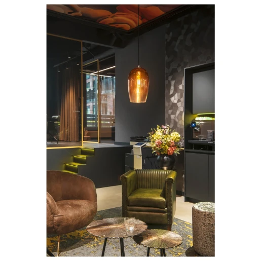 SLV Pantilo E27 Pendelarmatuur 180x180mm messing IP20 1006400