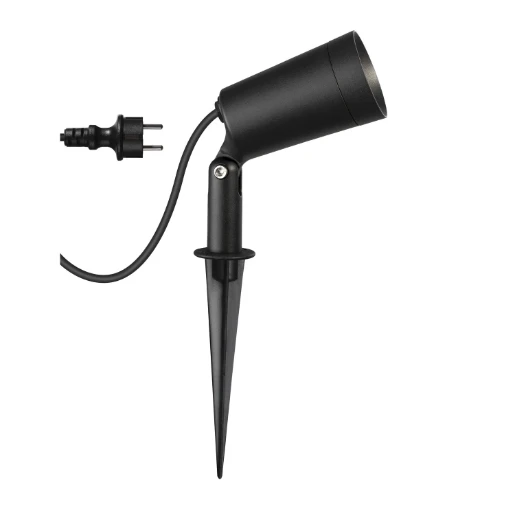 SLV Prikspot Grondpen aluminium zwart IP65 1007146