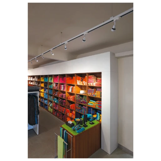 SLV Puri Track GU10 railspot 3-fase 84x99mm wit 153561