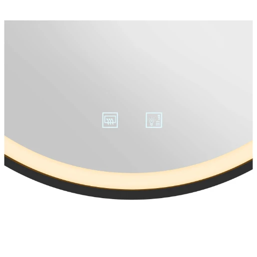 SLV Trukko 60 LED badkamerarmatuur badkamerspiegel 3000K 730lm 610x610mm Ø610mm chroom 1007201