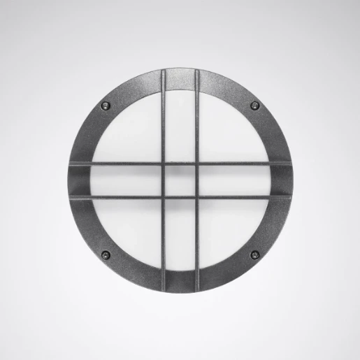 Trilux Skeo Circ Armatuurafdekking + beschermrooster 265x265x75mm Ø265mm 7159800