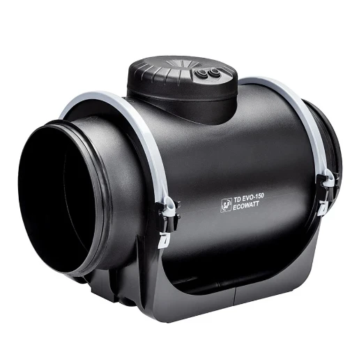 Soler & Palau TD EVO-200 PF ECOWATT (220-240V 50/60HZ) N8 (In-lijn mixvent-ventilatoren)