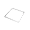 Interlight Next Opbouwraam opbouwrand armatuur Aluminium 600x600x70mm Wit IL-P595SK4