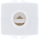 Kopp Stekker kunststof ra klap wit z.ean