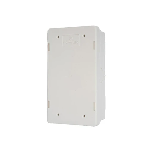 Power lasdoos leidingkanaal universeel met blinddeksel 16/19mm wit RAL 1013 2070 010