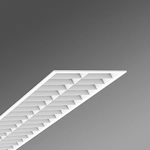 Regiolux THLE LED inbouw sporthalarmatuur 840 4000K 9700lm 1548x312mm Ø0mm 41-80° Steekklem wit 78120024100