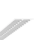 Regiolux THLE LED inbouw sporthalarmatuur 840 4000K 9700lm 1548x312mm Ø0mm 41-80° Steekklem wit 78120024100