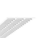 Regiolux THLE LED inbouw sporthalarmatuur 840 4000K 14600lm 1548x484mm Ø0mm 41-80° Steekklem wit 78130034100