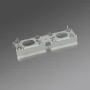 Regiolux SDT Koppeling/verbinder recht lichtlijnsysteem accessoire Staal 205x56x44mm Ø0mm 18200020100