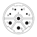 Weidmuller CONTACT INSERT (CIRCULAR CONNECTOR) INSERT PIN CRIMP CONNECTION M2