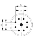 Weidmuller CONTACT INSERT (CIRCULAR CONNECTOR) SOLDER PIN SOLDER CUP SOLDER CO