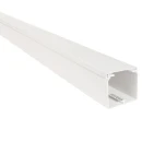 Canalit M5 kabelkanaal 2000x25x25mm PVC Bodemperforatie met deksel wit RAL 9010 955030