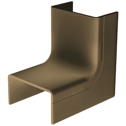 Canalit CS25 binnenbocht met bodemstuk 25x13mm 90° bruin RAL 8028 933011