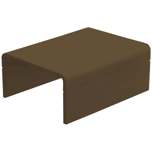 Canalit CS25 eindstuk leidingkanaal 25x13mm bruin RAL 8028 933041