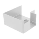 Canalit M5 vlakhaakstuk leidingkanaal 60x60mm PVC 90° RAL 9010 955706