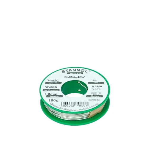 Stannol KS100 Soldeertin flowtin SN95,5AG3,8CU0,7 574606 100g 1mm 99040630