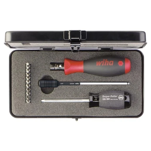 Wiha TorqueVario-S Momentschroevendraaierset 1,0-5,0 Nm (6%) 14-delig