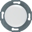 Hager berker 1930/GLAS blindplaat + centraalstuk glasserie / palazzo Blindkap Basiselement met centrale afdekplaat Zonder label wit 100920